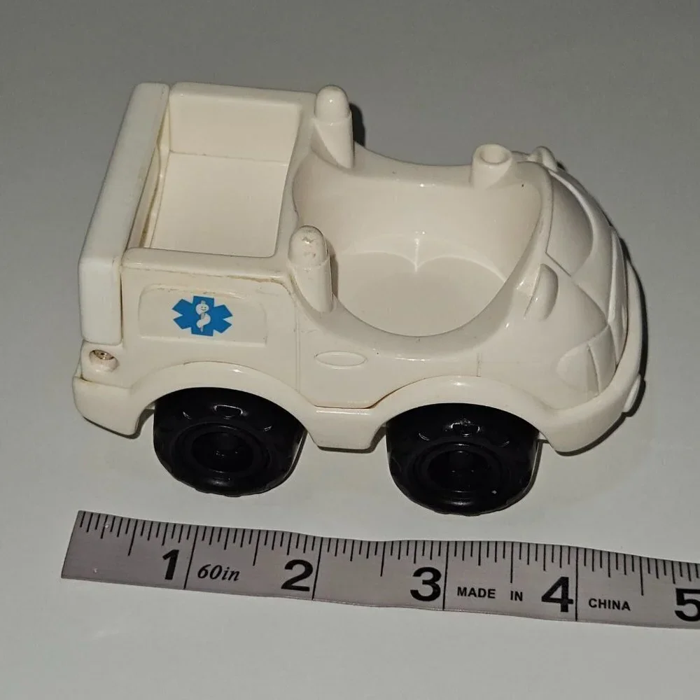 Tupperware toy ambulance